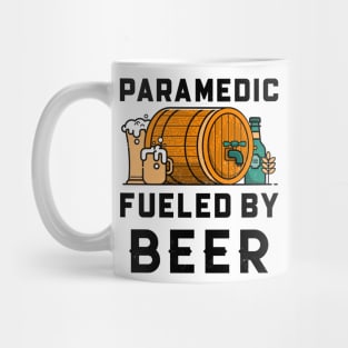 Paramedic Fueled By Beer Mug